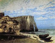 Courbet, Gustave The Cliff at Etretat after the Storm oil painting on canvas